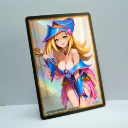 DARK MAGICIAN GIRL Waifu Anime Card LIMITED 1/1 Custom TCG Holo T13392 - Image 2