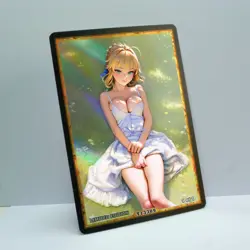 ARTORIA PENDRAGON Waifu Anime Card LIMITED 1/1 Custom TCG Holo T13389 - Image 2