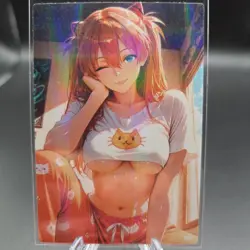 Asuka Langley Evangelion Anime Waifu Card Doujin ACG Goddess Holo - Image 1