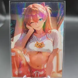 Asuka Langley Evangelion Anime Waifu Card Doujin ACG Goddess Holo - Image 2
