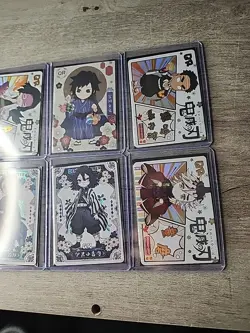 Lot of 8 Demon Slayer Kimetsu No Yaiba CCG QR Cards All NM - Image 3