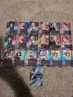 Lycee Overture Digination 1.0 KR & SR Lot Of 19 Cards LO-4422-K Waifu - Image 1