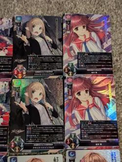 Lycee Overture Digination 1.0 KR & SR Lot Of 19 Cards LO-4422-K Waifu - Image 4