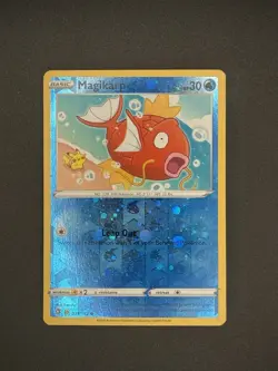 Magikarp 039/192 Rebel Clash 2020 Reverse Pikachu Holo Pokemon Card TCG - Image 3