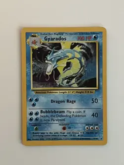 Gyarados Holo 6/102 - Base Set - Vintage Pokemon Card - LP - Image 3