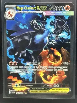 Mega Charizard EX 125/94 Full Art Phantasmal Flame Pokemon Card mint condition - Image 1