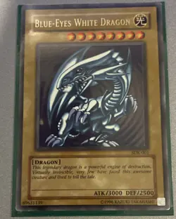 Yu-Gi-Oh! Blue-Eyes White Dragon Lot of 3 : Cards SDK-001 2x BPT-003 1x - MP - Image 4