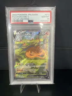PSA 10 Charizard V SAR 211/172 S12a VSTAR Universe Pokemon Card Japanese - Image 1