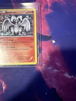 Pokemon TCG Reshiram Holo Rare Card 28/113 B&W Legendary Treasures - Image 3