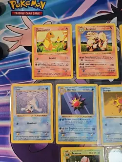 Pokemon Base Set Shadowless Lot (18 cards total) - Image 2