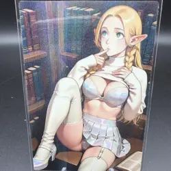 Princess Zelda Anime Waifu Card Doujin ACG Goddess Holo - Image 1