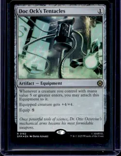 2025 Magic MTG Marvel's Spider-Man Doc Ock's Tentacles Foil Rare #0162 - Image 1