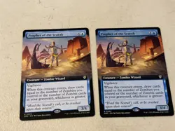 2 x mtg borderless Prophet of the Scarab, Aetherdrift commander, unplayed - Image 1