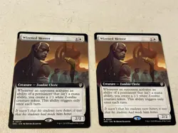 2 x mtg borderless Wizened Mentor, Aetherdrift commander, unplayed - Image 1