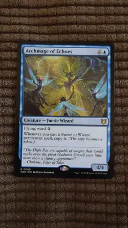 Magic: the Gathering / MtG Archmage of Echoes x1 Wilds of Eldraine Commander - Image 1