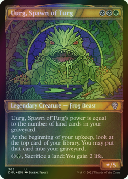 MTG Uurg, Spawn of Turg Showcase Foil ** Dominaria United ** English (NM) - Image 1