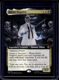 2025 Magic MTG Marvel's Spider-Man Mister Negative Foil #0274 - Image 1