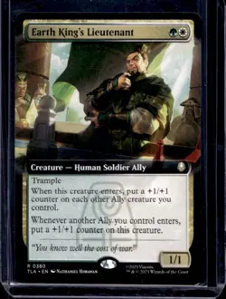 2025 Magic MTG Avatar The Last Airbender Earth King's Lieutentant #0380 - Image 1