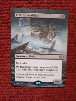 Tree of Perdition 49 MTG Lorwyn Eclipsed Commander Hand Painted Full Altered Art - Image 2