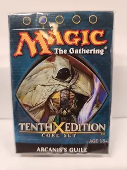 Magic The Gathering 2007 Tenth Edition Theme Deck Arcanis's Guile Factory Sealed - Image 1
