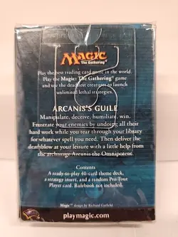 Magic The Gathering 2007 Tenth Edition Theme Deck Arcanis's Guile Factory Sealed - Image 2