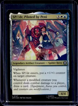 2025 Magic MTG Marvel's Spider-Man SP dr Piloted by Peni Foil Uncommon #0147 - Image 1