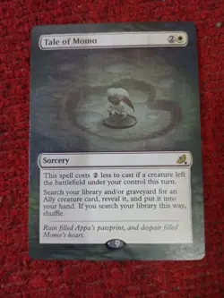 Tale of Momo MTG Avatar: The Last Airbender Hand Painted Borderless Altered Art - Image 2