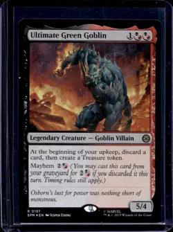 2025 Magic MTG Marvel's Spider-Man Ultimate Green Goblin #0157 - Image 1