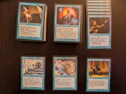 ICE AGE * Blue Lot of 138: Wrath of Marit Lage, Iceberg * Mostly NM * MtG - Image 1