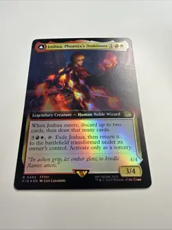 Joshua Phoenix's Dominant Extended FOIL Final Fantasy MTG MINT 0494 - Image 2