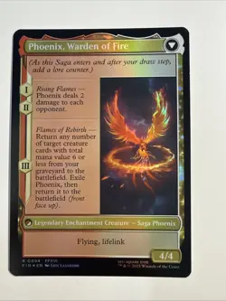 Joshua Phoenix's Dominant Extended FOIL Final Fantasy MTG MINT 0494 - Image 3