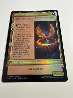 Joshua Phoenix's Dominant Extended FOIL Final Fantasy MTG MINT 0494 - Image 4