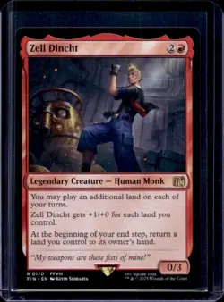 2025 Magic MTG Final Fantasy Zell Dincht Foil #0170 - Image 1