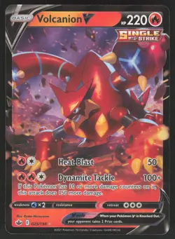 Volcanion V 025/198 Ultra Rare Pokemon TCG SWSH06: Chilling Reign NM - Image 1
