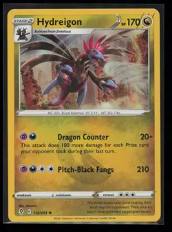 Hydreigon 115/203 Pokemon Evolving Skies Rare Near Mint Holo - Image 1