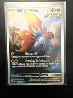 Pokemon 2023 Paradox Rift Slither Wing #203/182 Illustration Rare NM - Image 1