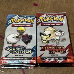 Pokemon TCG Scarlet & Violet Destined Rivals Journey Together Fun Pack Lot Of 14 - Image 1