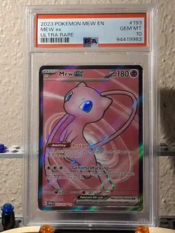 2023 POKEMON MEW EN-151 ULTRA RARE #193 MEW EX PSA 10 - Image 1