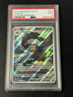 Crustle 183/182 2023 Paradox Rift PSA 9 Pokemon - Image 1