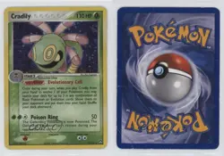 Cradily Holo Pokemon EX Power Keepers #7 2007 - Image 3