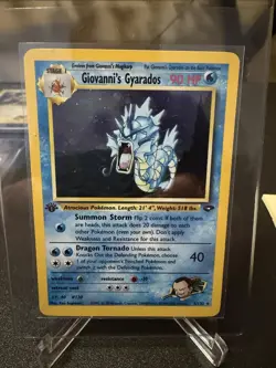 2000 Pokemon 1st Edition Gym Challenge Giovanni's Gyarados | Pack Fresh - Image 1