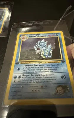 2000 Pokemon 1st Edition Gym Challenge Giovanni's Gyarados | Pack Fresh - Image 5