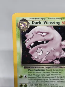 Pokemon TCG Dark Weezing 14/82 Team Rocket Holo Rare - Unlimited - WOTC Vintage - Image 2