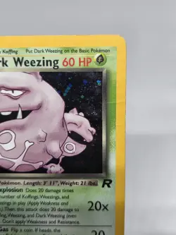 Pokemon TCG Dark Weezing 14/82 Team Rocket Holo Rare - Unlimited - WOTC Vintage - Image 3