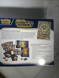 POKEMON TCG SCARLET VIOLET SURGING SPARKS ETB ELITE TRAINER BOX FACTORY SEALED - Image 2