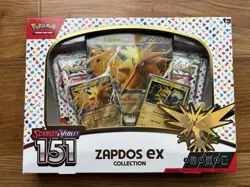 Pokemon TCG Scarlet & Violet 151 Zapdos ex Collection Box NEW/Factory Sealed - Image 1