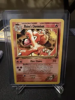 2000 Pokemon 1st Edition Gym Challenge Blaine's Charmeleon | Pack Fresh - Image 1