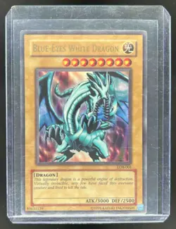 2002 Yu-Gi-Oh! Legend of Blue Eyes White Dragon Blue-Eyes #LOB-001 - Image 1
