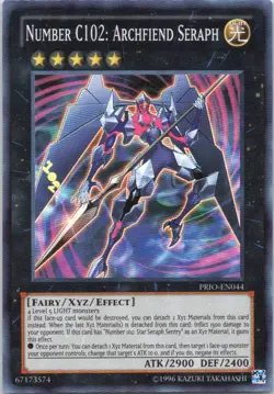 1996 TCG Unlimited NUMBER C102: ARCHFIEND SERAPH HOLO RARE #PRIO-EN044 - Image 1
