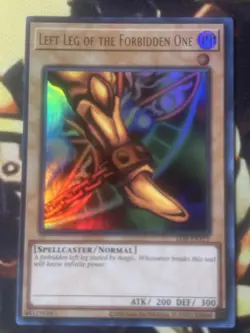 Yugioh: Left Leg of the Forbidden One - LOB-EN121 - Ultra Rare - Unlimited - MP - Image 1